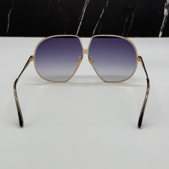 NEW TOM FORD TF785 28B WOMEN OVERSIZED SUNGLASSES TOM FORD TARA FT0785/S 28B - Picture 8 of 12
